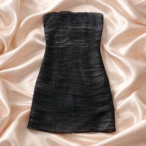 BB Dakota Black Strapless Mini Dress - Size 2